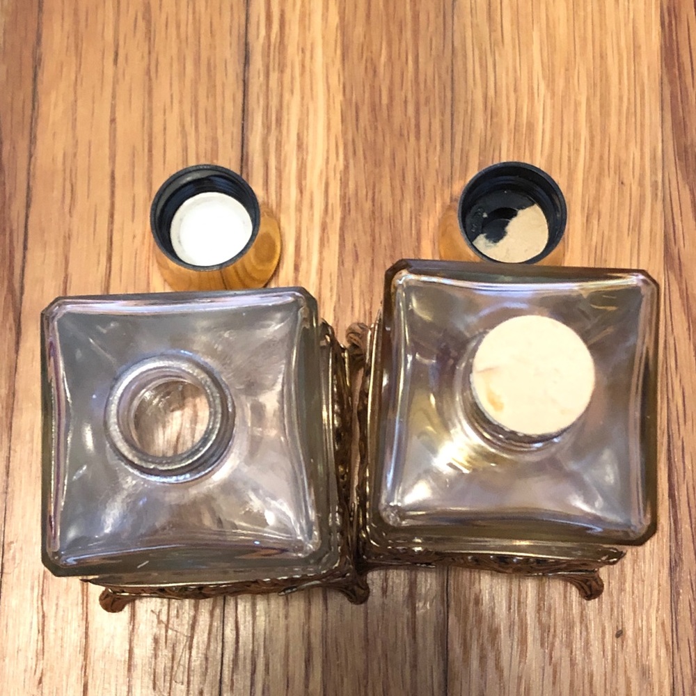 Two Filigree Perfume Bottles - vintage - Picture 14 of 14